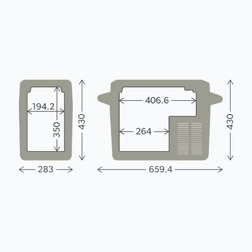 Lodówka turystyczna Dometic CFF20 AC/DC EU Version 21 l black/grey