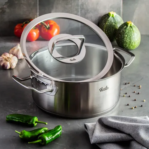 FISSLER Original Profi Collection 4,6 l - garnek ze stali nierdzewnej z pokrywką