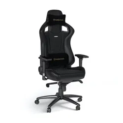 Fotel Noblechairs EPIC Gamingowy do 120kg Skóra naturalna Czarny