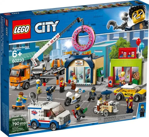 Конструктор Lego City открытие магазина пончиков (60233)