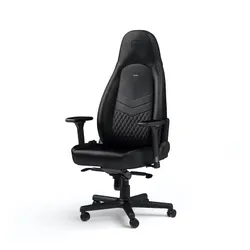 Fotel Noblechairs ICON Gamingowy do 150kg Skóra naturalna Czarny