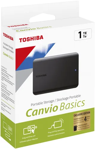 Dysk TOSHIBA Canvio Basics Exclusive 1TB HDD Czarny