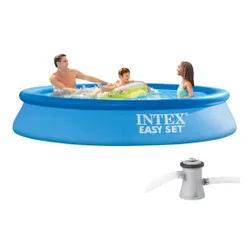 Basen ogrodowy rozporowy z pompą i wyłącznikiem różnicowym Easy Set 305x61 cm INTEX 28118 GN