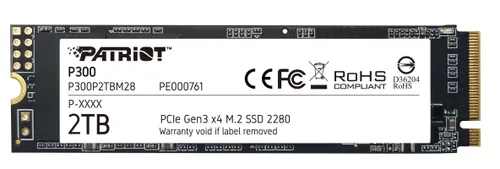 Dysk Patriot P300 2TB M.2 PCIe Gen 3 x4