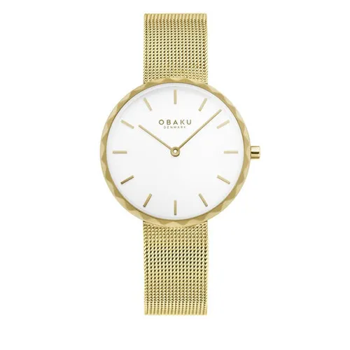 Obaku Folder V252LXGİMG Gold / White Saati