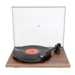 Gramofon REGA Planar 1 Orzech, Manualny,Napęd paskowy,Wkładka Rega,Pokrywa w zestawie,Prędkość odtw. 33 1/3,45 obr./min + Przedwzmacniacz gramofonowy REGA Fono Mini A2D