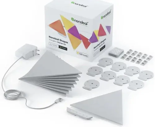 Panel LED Nanoleaf Shapes Triangles Starter Kit 9szt