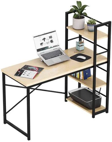 Biurko gamingowe MARK ADLER Leader 4.0 Brązowo-czarny