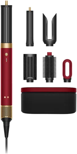 Suszarko-lokówka DYSON Airwrap Co-anda 2x Straight+Wavy Aksamitny czerwono-złoty 30, 40 mm 1700 W