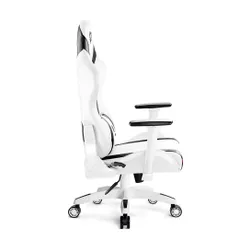 Fotel Diablo Chairs X-Horn 2.0 King Size Gamingowy do 180kg Skóra ECO Biało-czarny