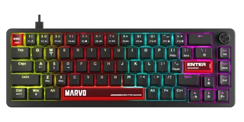 Klawiatura mechaniczna Marvo Arma 67 Czarny