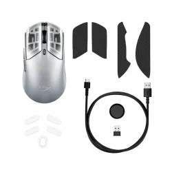 Myszka gamingowa HyperX Pulsefire Haste 2 S Srebrny
