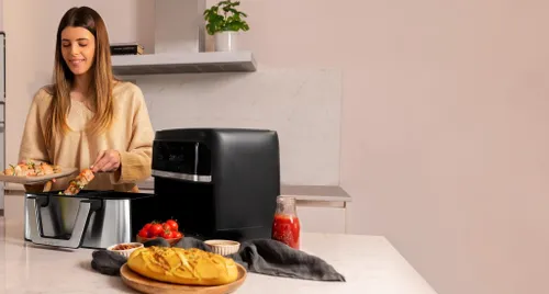 Air Fryer Frytkownica beztłuszczowa CECOTEC Cecofry Dual 9000 9l 6 automatycznych programów