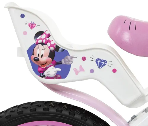 Rower dziecięcy HUFFY Disney Minnie 16 cali dla dziewczynki Biały