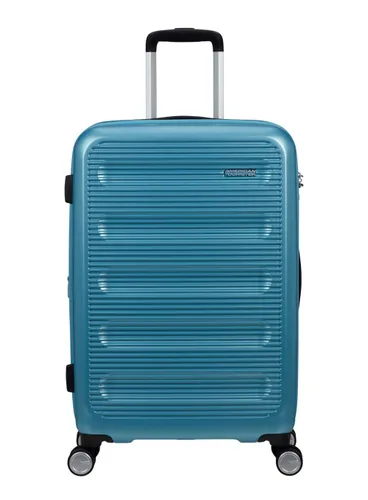 Чемодан American Tourister Astrobeam среднего размера с возможностью расширения - icy aqua