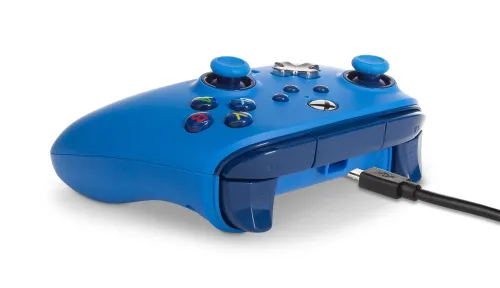 Pad PowerA Enhanced Blue do Xbox Series X/S, Xbox One, PC Przewodowy