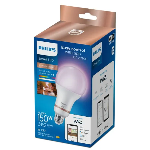 Żarówka LED Philips Smart E27 A80 18,5 W 150 W RGB
