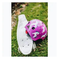 Kask rowerowy dziecięcy Hornit Unicorn purple/white