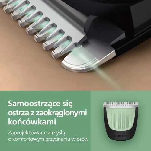 Trymer Philips Seria 3000 MG3930/15 6 nasadek 60min