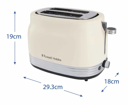 Toster Russell Hobbs 28650-56 Ruszt do bułek Rozmrażanie 930W