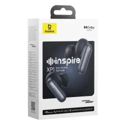 Słuchawki bezprzewodowe Baseus Inspire XP1 Sound by Bose ANC Dokanałowe Bluetooth 6.1 Czarny