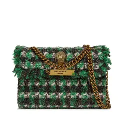 Kurt Geiger 690-Geantă Mini Kensington Din Tweed 2949707609 Blk / Verde