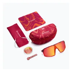 Okulary przeciwsłoneczne Aztron Halo Floating Active Heat Wave desert red/black