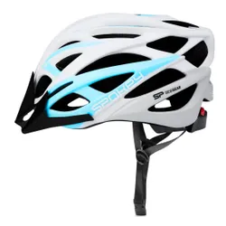 Kask rowerowy SPOKEY Femme Biało-niebieski MTB (rozmiar M)
