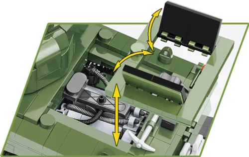 Конструктор COBI Historical Collection WWII M4A3 838 шт.