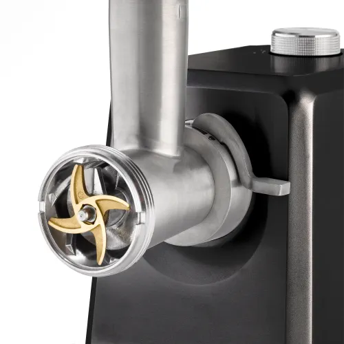 Maszynka do mięsa Caso Germany FW2500 2500W 3 sitka Nasadka do formowania ciastek Czarny