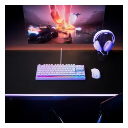 Klawiatura STEELSERIES Apex 3 TKL US Lawendowy
