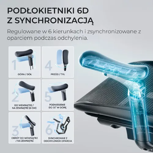 Fotel SIHOO Doro C300 PRO Czarny