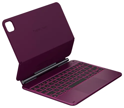 Etui na iPad Air / iPad Pro TYPECASE Edge Malinowy Klawiatura