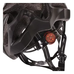 Kask rowerowy VÖGEL VKA-944 Czarny MTB z lampką (rozmiar M)