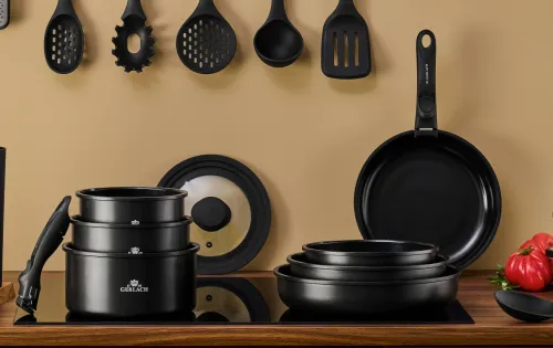 Zestaw garnków Gerlach Smart Indukcja Aluminium 16 elementów