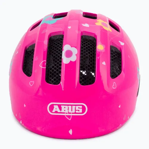 Kask rowerowy dziecięcy ABUS Smiley 3.0 pink butterfly