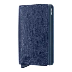 Mały portfel RFID Secrid Crisple Slimwallet - navy