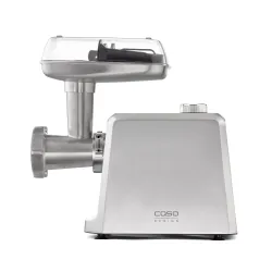 Maszynka do mięsa Caso Germany FW2500 2500W 3 sitka Nasadka do formowania ciastek Srebrny