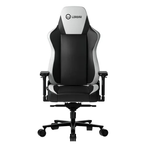 Fotel Lorgar Base 311 Gamingowy do 150kg Skóra ECO Czarno-biały