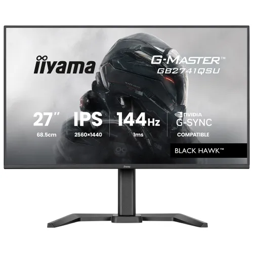 Monitor iiyama G-Master Black Hawk GB2741QSU-B1 27" 2K IPS 144Hz 1ms MPRT Gamingowy