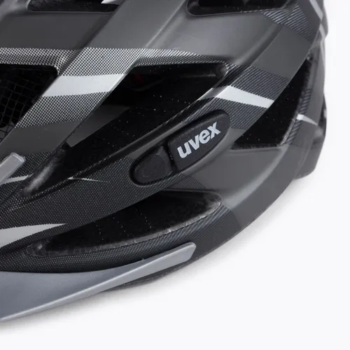 Kask rowerowy UVEX Air Wing CC black silver mat