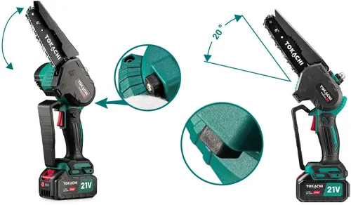 Piła łańcuchowa akumulatorowa TOKACHI 21V Drakkar 35 2x3Ah