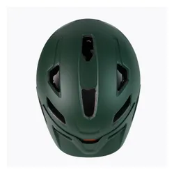 Kask rowerowy dziecięcy Bell Sidetrack Jr matte dark green orange