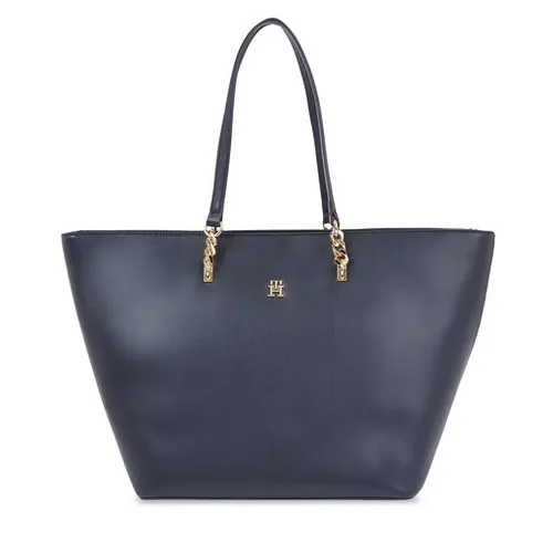 Сумка Tommy Hilfiger Th Refined Tote Handbag AW0AW16112 Navy Blue