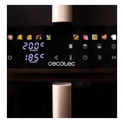 Air Fryer Frytkownica beztłuszczowa CECOTEC Cecofry DuoLevel 10000 Window 10l z podwójnym koszem