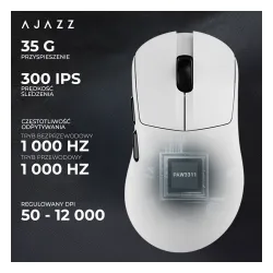 Myszka gamingowa Ajazz AJ179 V2 MAX Biały
