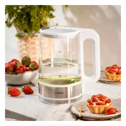 Czajnik elektryczny bezprzewodowy szklany MESKO MS 1301W 1,7 l