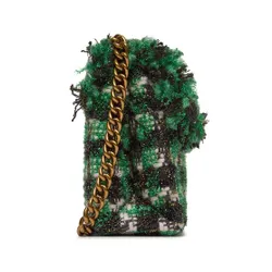 Kurt Geiger 690-Geantă Mini Kensington Din Tweed 2949707609 Blk / Verde