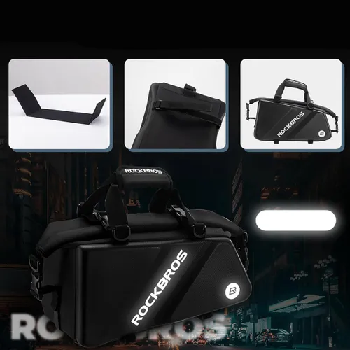 Torba rowerowa na bagażnik Rockbros 30140090 11,6 l black