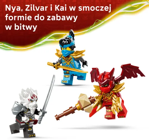 LEGO 71863 NINJAGO Zilvar i smocza bestia Grimtak